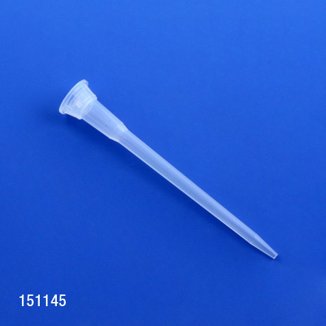 Globe Scientific Pipette Tip, 0.1 - 20uL, Certified, Universal, Natural, 45mm, Extended Length, 96/Rack, 10 Racks/Box Pipette Tip; Universal; universal pipette tips